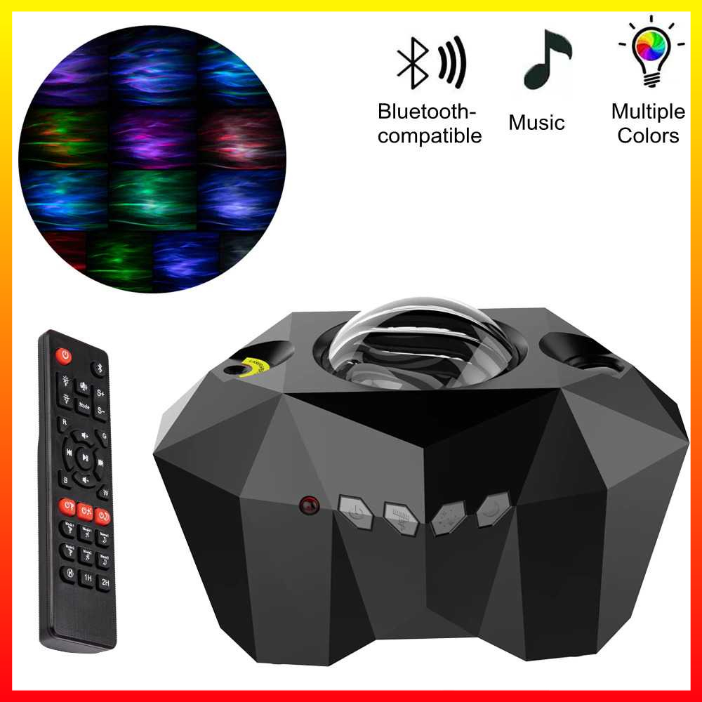 Lampu Proyektor Tidur Starry Sky with Bluetooth Speaker Pookin - 7RHAMQBK