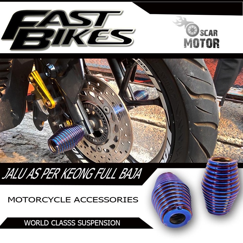 Jalu As Depan Fast Bikes Full Baja Mio Vario Beat Fino Aerox Nmax Nouvo Moge Universal