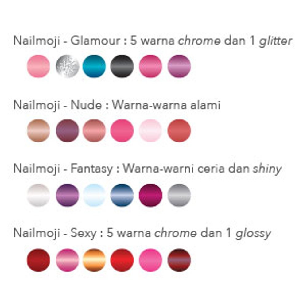PROMO HABISIN STOK Madame Gie Nail Moji Fantasy Series