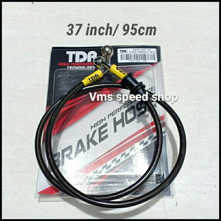 Selang Rem Tdr Carbon 37 Inch/Selang Master Rem Tdr Black Carbon 95Cm