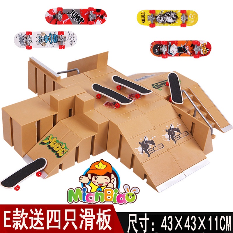 Set Mainan Skateboard Jari Profesional