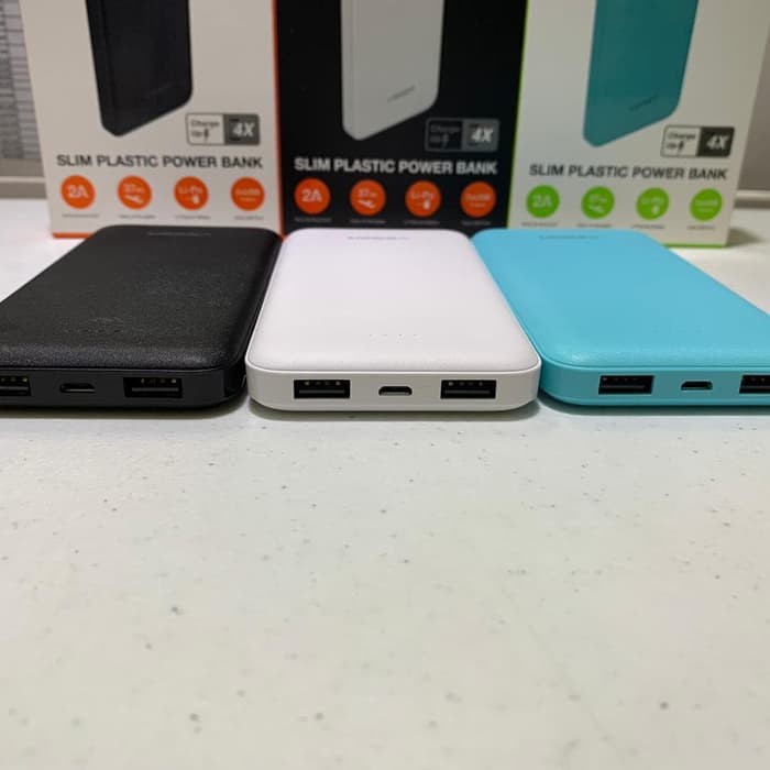 POWER BANK POWERBANK VEGER X103 10000 mAh Ultimate Slim Dual Usb Port