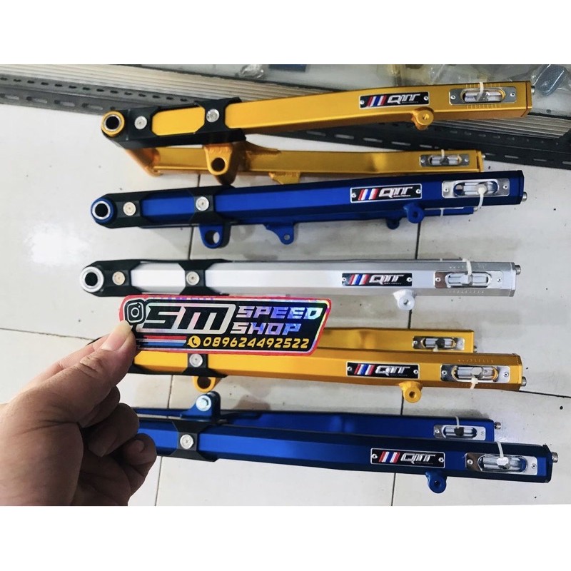 Swing ARM QTT Ninja 150 R-RR monting atas sasis ARM QTT Made in Thailand Ninja Non DKT K2R Aitech