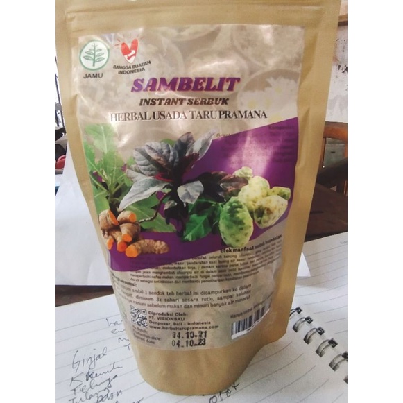 

Herbal Sambelit Gastri Usada Taru Pramana