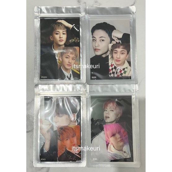 [READY SEALED] 4x6 Photoset Postcard Lets Play Ball Universe Glitch Mode Pop Up Mark Jeno PC NCT 202