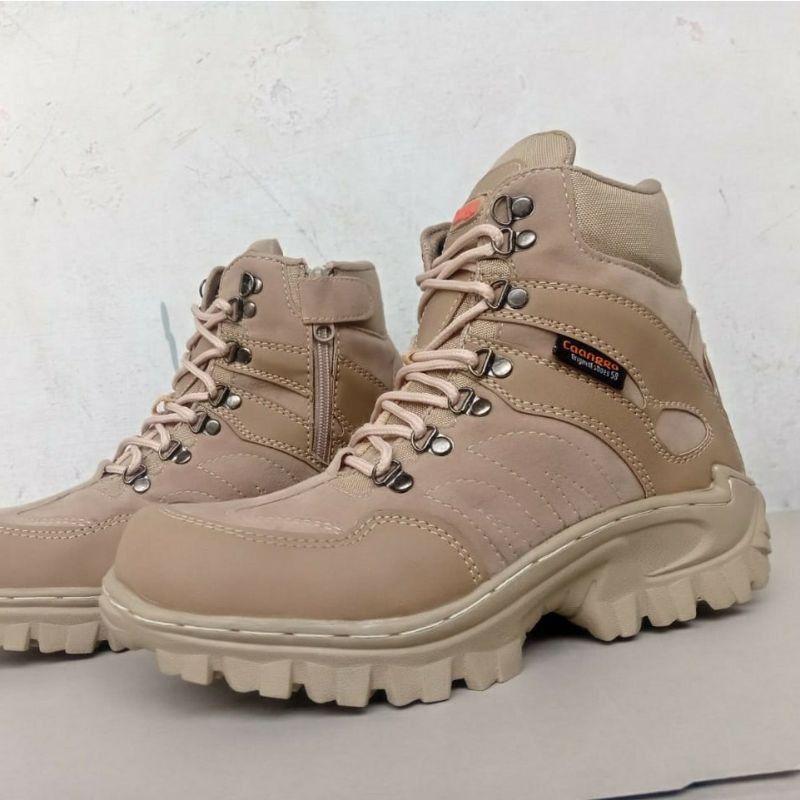 SEPATU GUNUNG TACTICAL PRIA/SAFETY BOOTS/HIKING TOURING OUTDOOR 6INCH