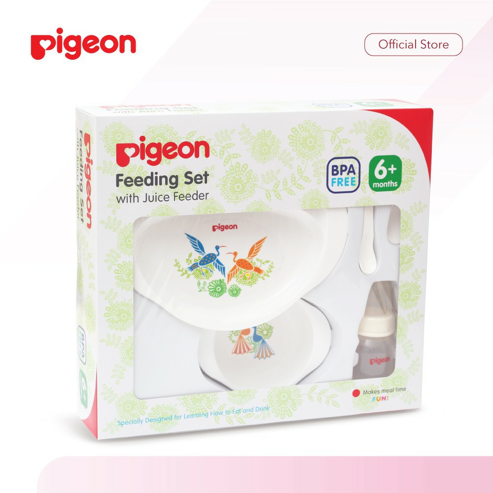 Pigeon Feeding Set With Juice Feeder (Batik Edition)
