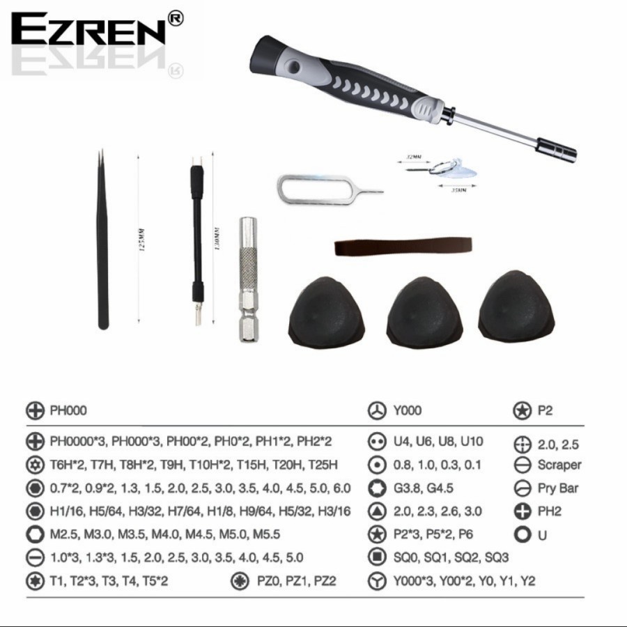 ZREN EZ-2020 130in1 OBENG SET / TOOLKIT SERBAGUNA TERMURAH ORIGINAL