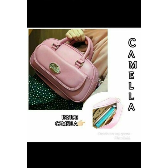 CAMELLA PINK MY QEENA BAG