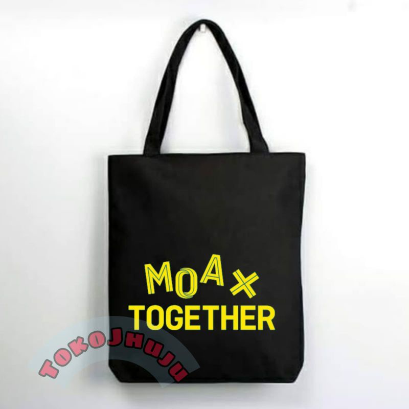 Totebag Resleting / Zipper TXT MOA X TOGETHER 3rd anniversary