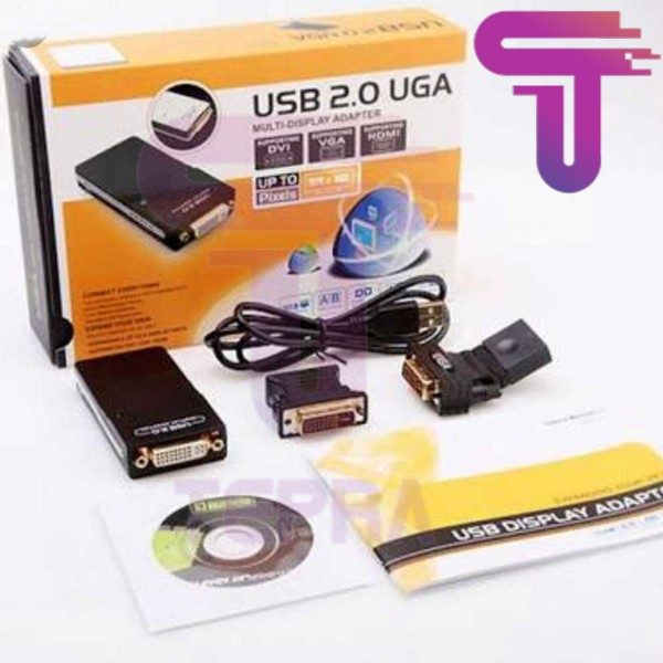 USB 2.0 UGA Multi Display Adaptor ( VGA / HDMI / DVI ) Ready Stock