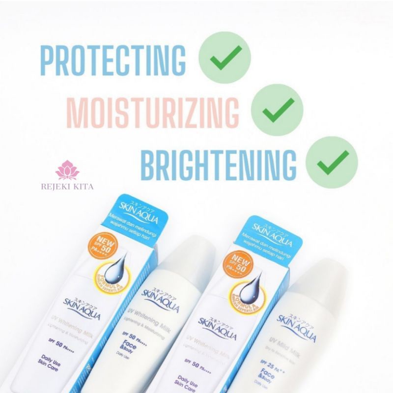 Skin Aqua spf 30+++ &amp; 50+++ / SUNSCREEN SKIN AQUA