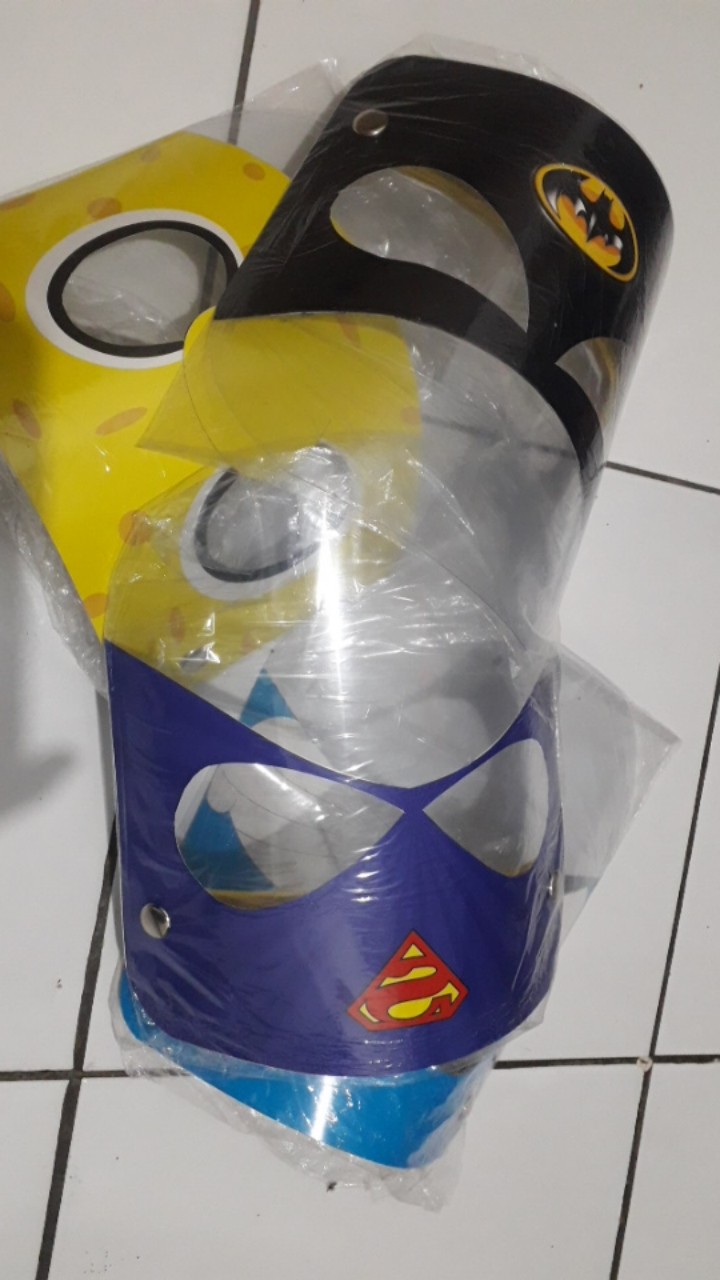 Face Shield Anak Topeng Bisa Buka Tutup Cowok