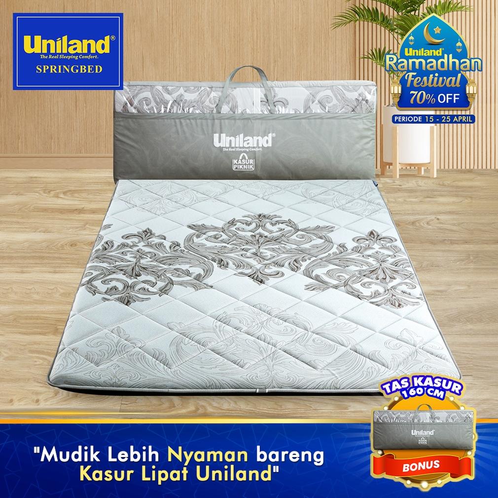 Uniland Kasur Lipat 160X200 Bonus Tas Kasur - Busa Gulung Lantai Travel .,. ,