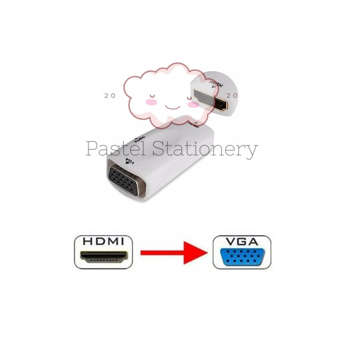 Jual Dongle Converter HDMI to VGA - HDMI to VGA Converter | Shopee