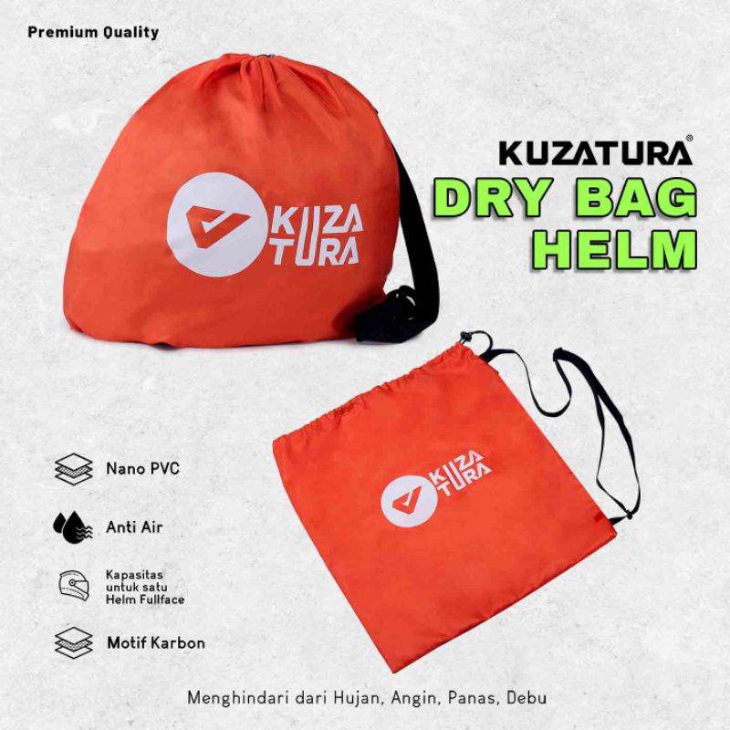 Tas Helm Anti Air Waterproof Premium Tebal Halus | Sarung Cover Helm Full Face Half Face Open Face