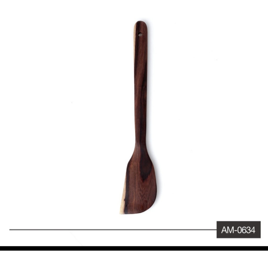 SK13 - SUTIL OVAL / Sodet / Spatula Kayu SONOKELING P30 ASLI PENGRAJIN