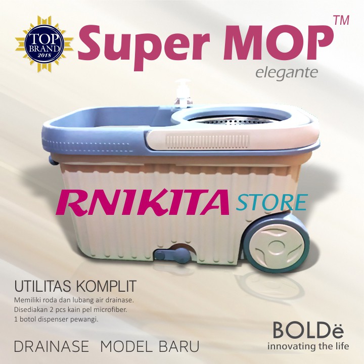 BOLDe SUPERMOP NEW ELEGANTE - Alat Pel Modern