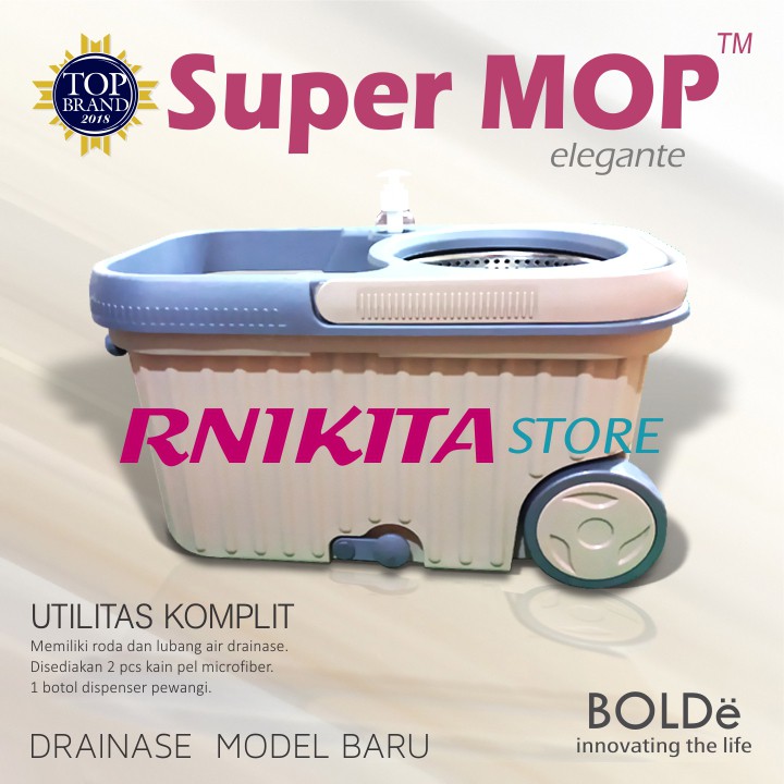 BOLDe SUPERMOP NEW ELEGANTE - Alat Pel Modern