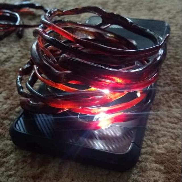 akar bahar mini tembus cahaya