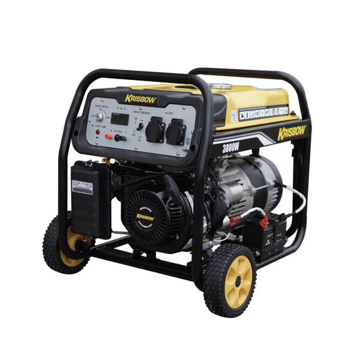 Krisbow Genset Generator set Bensin 3800 W (Khusus gojek/grab Bandung)