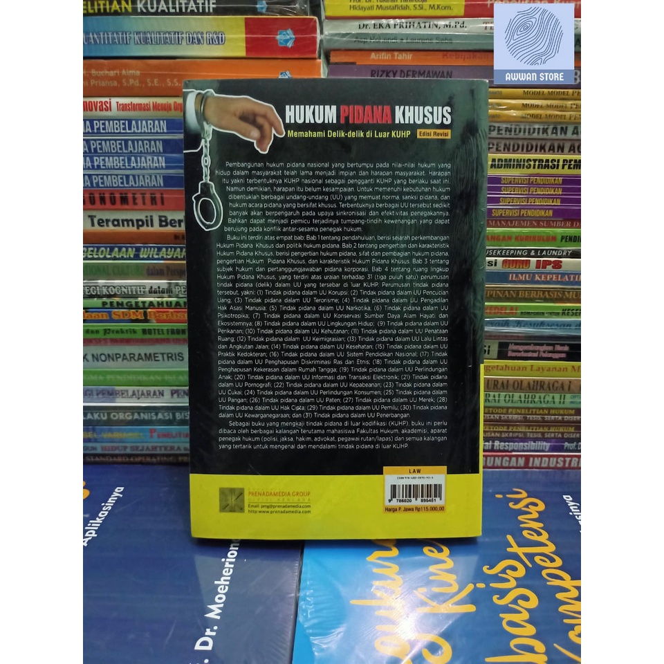 HUKUM PIDANA KHUSUS Memahami Delik-delik di Luar KUHP Edisi Revisi oleh Ruslan Renggong-2