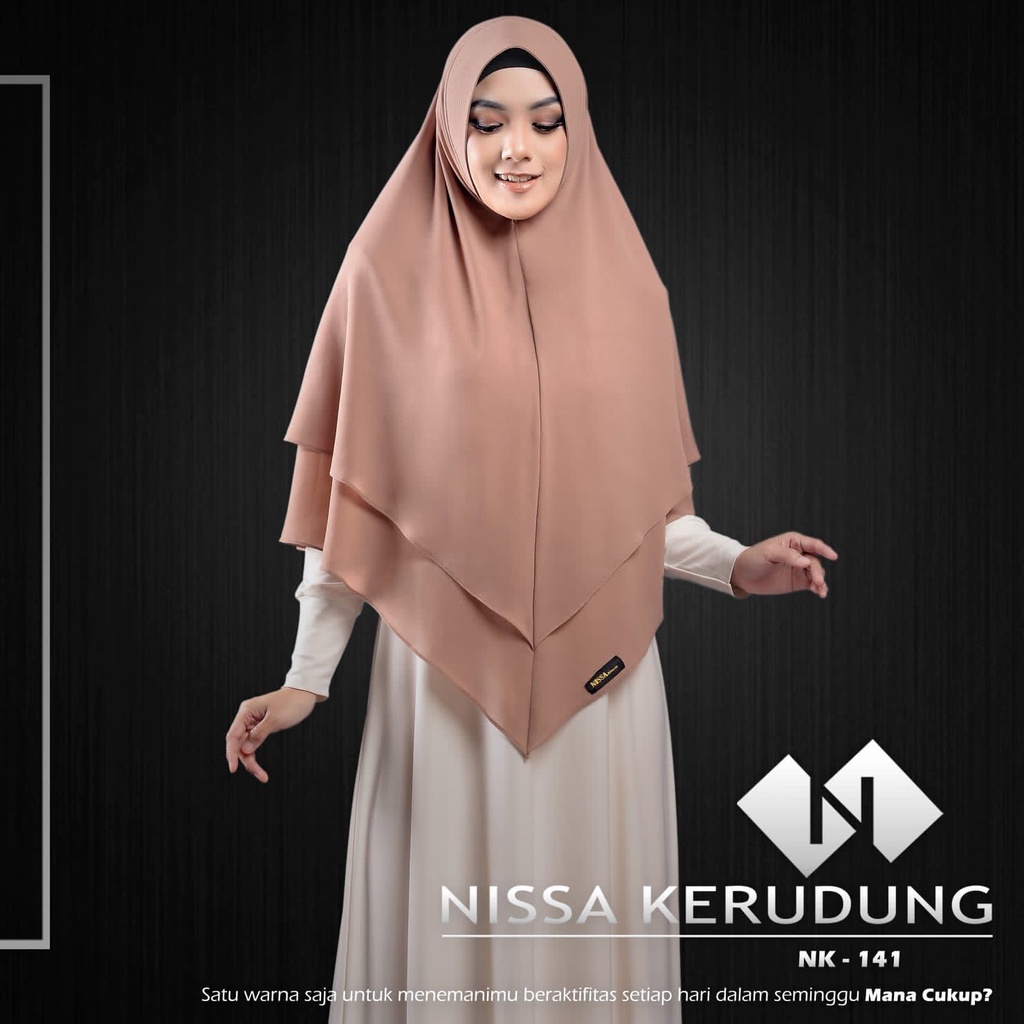 Kerudung Bergo Syar'i NK1 41 By Nissa Kerudung