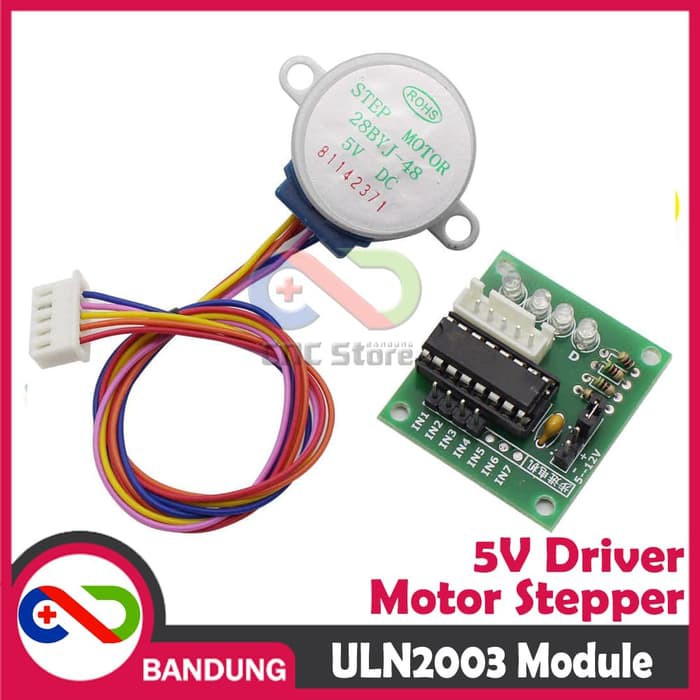 ULN2003 DRIVER MOTOR STEPPER 5V BOARD PLUS MOTOR STEPPER 5V 4-PHASE