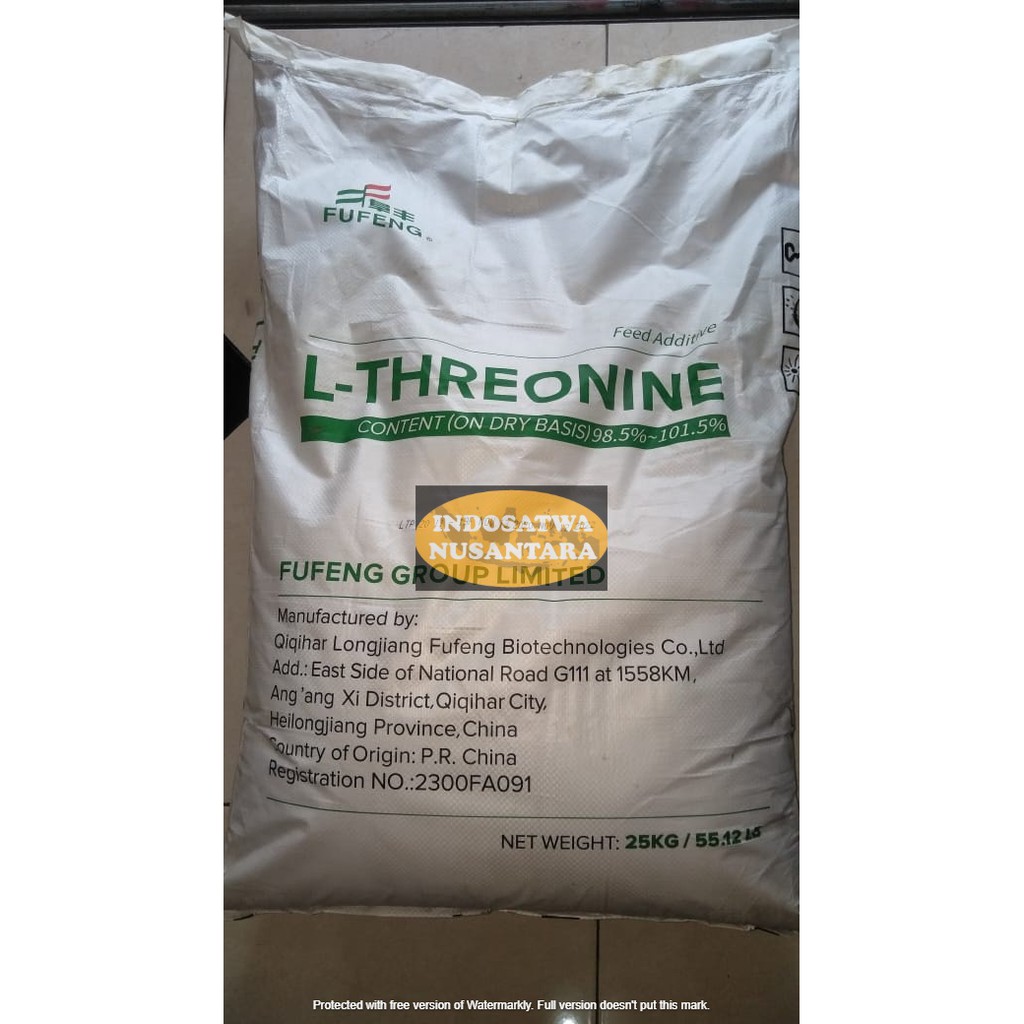 THREONINE  1 KG L-THREONINE TREONIN THREONIN ASAM AMINO ESENSIAL