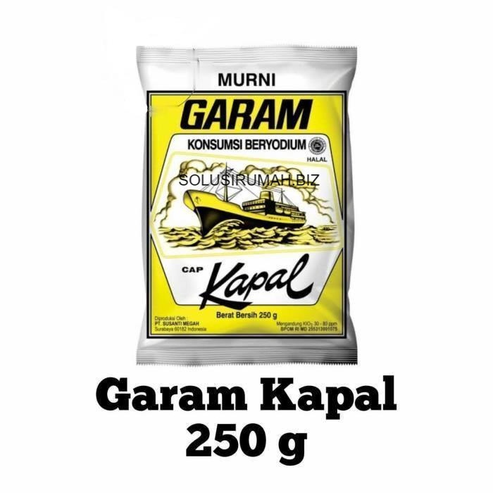 

Garam Kapal 250 gr Beryodium garem murni cap uyah 250 G 250 GRAM 250G