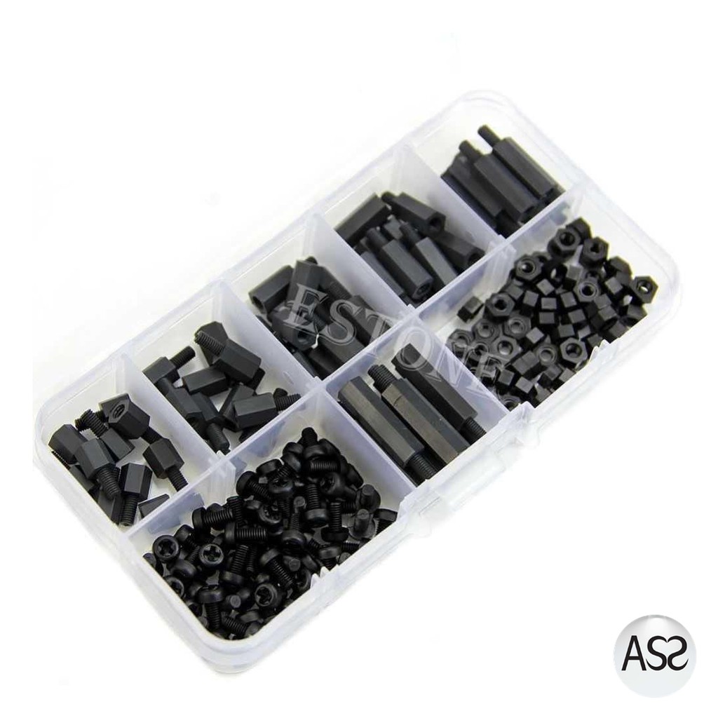 ASS Shop - XHHD Set Stand-off Spacer Kit Nylon M3 180 PCS - M3