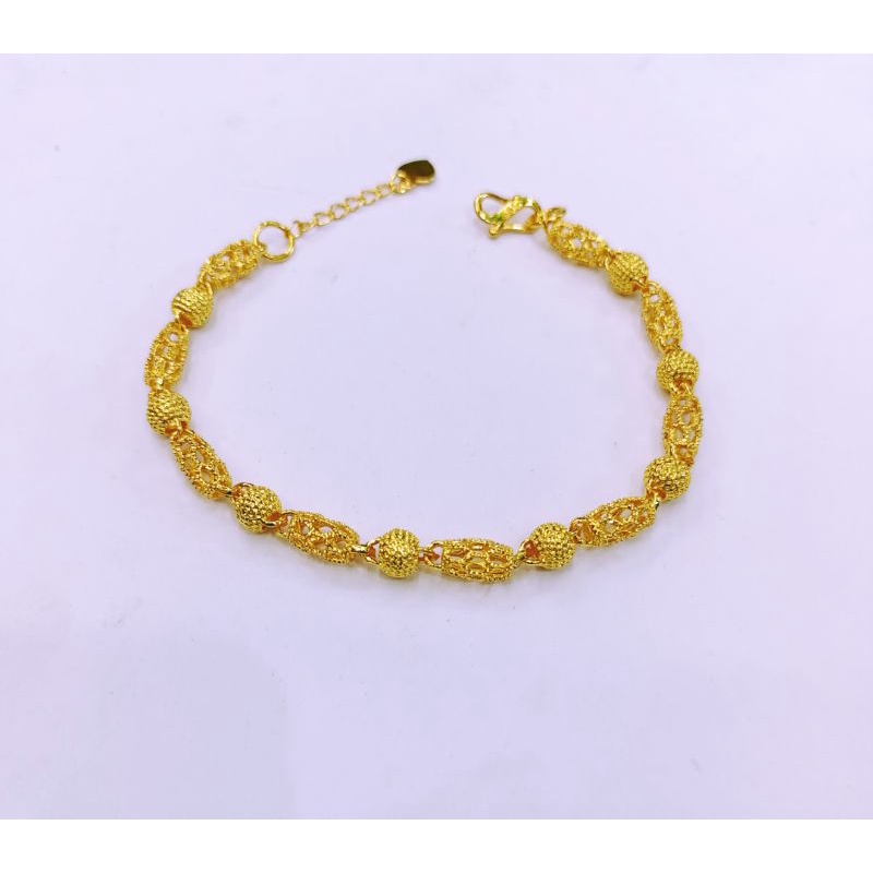 GELANG RANTAI DEWASA ANTI KARAT/GELANG LAPIS EMAS KUNING/PERHIASAN GELANG RANTAI