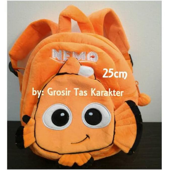Tas Anak Karakter Ikan Nemo 25cm Ransel Import Backpack Tas Punggung