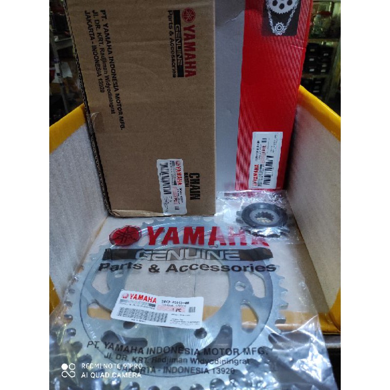 Gir set R25, MT25 Yamaha Original 1WD-WF01A-00