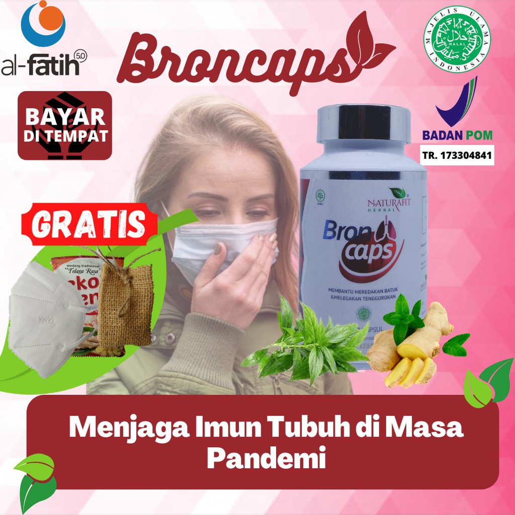 

Broncaps Menyehatkan Paru dan Obat Batuk Ampuh TBC Asma Sinusitis