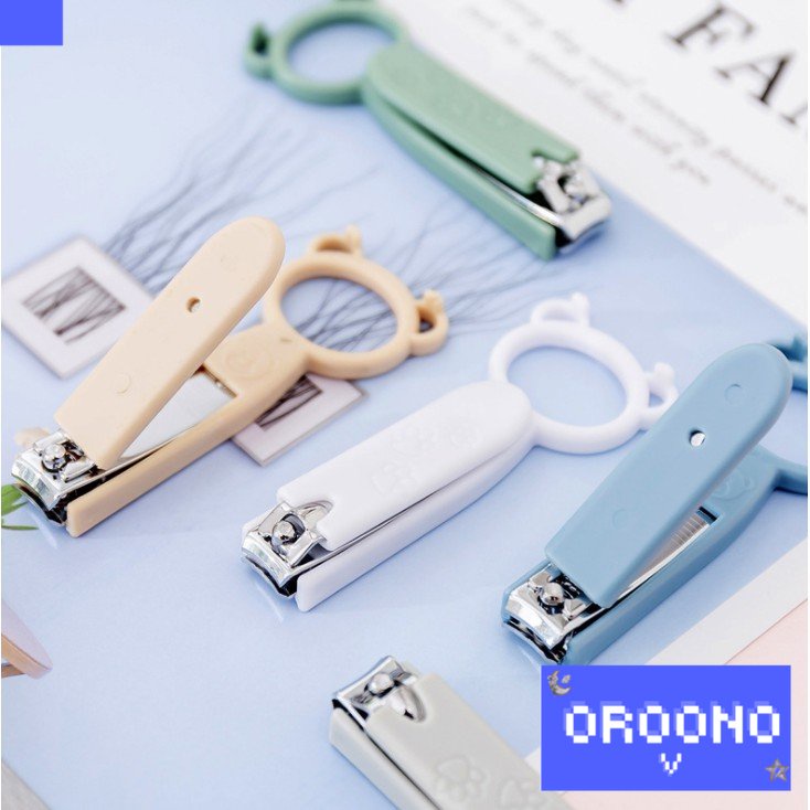 

oroono - Gunting Kuku Motif Stainless Anti Karat Anti Patah Tajam Kuat