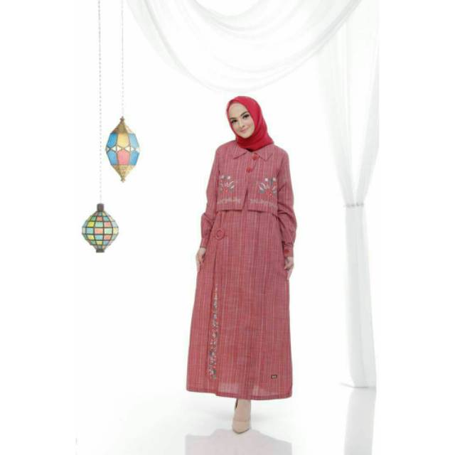 HAIHAI GAMIS KATUN GM 09 MAROON / MERAH