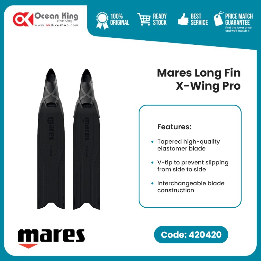 LONG FIN MARES X-WING PRO / FIN FREEDIVING