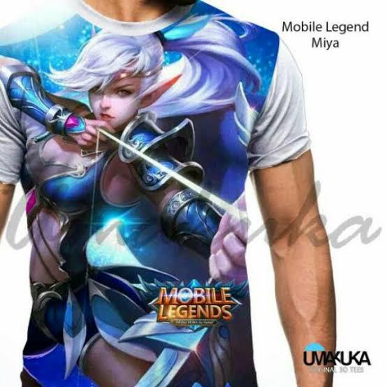 Kaos 3d Fullprint Mobile legends Terlaris Miyaskin