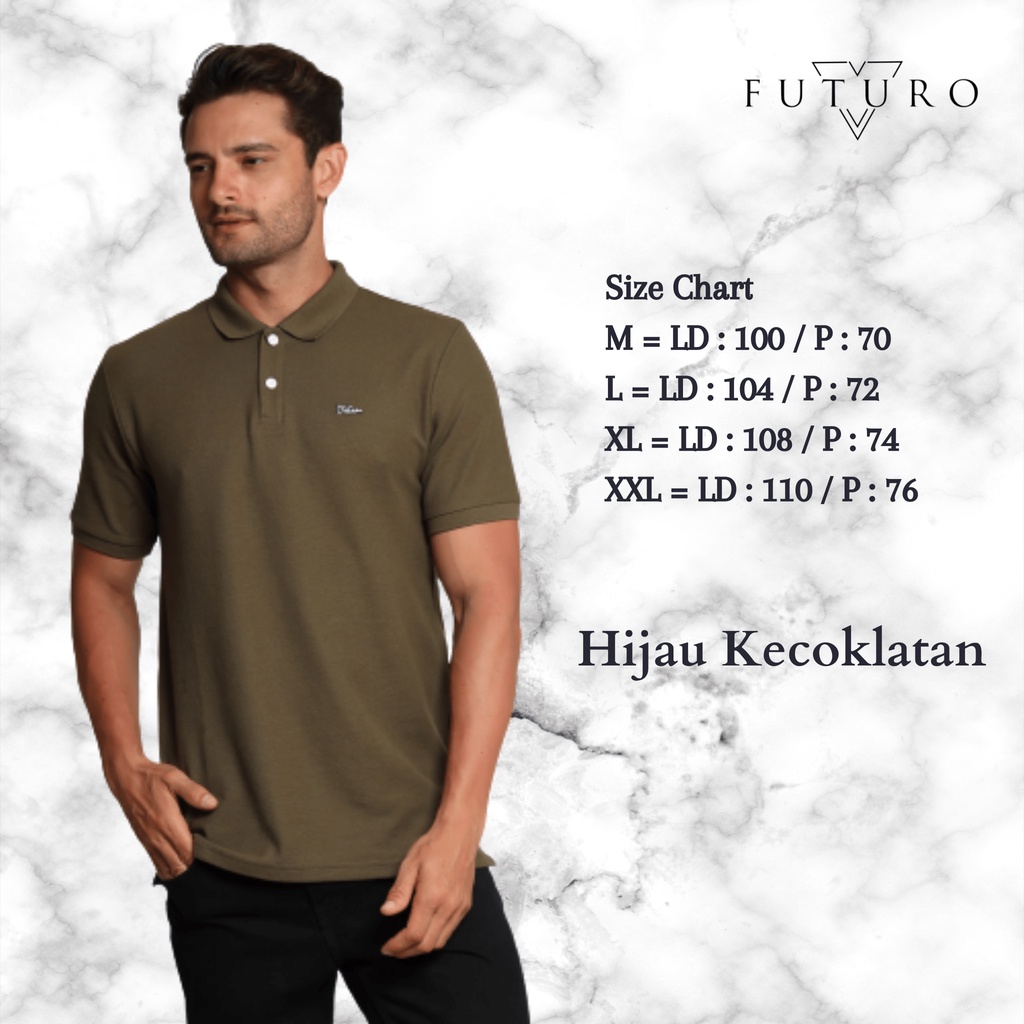 futuro COD kaos polo shirt pria premium kaos kerah pria otsuka