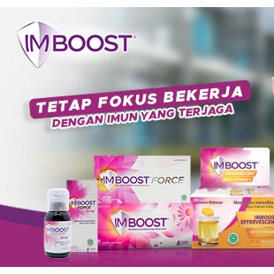 Imboost effervescent with vitamin C rasa jeruk 8tablet Untuk Imun Tubuh Imbost Imbust