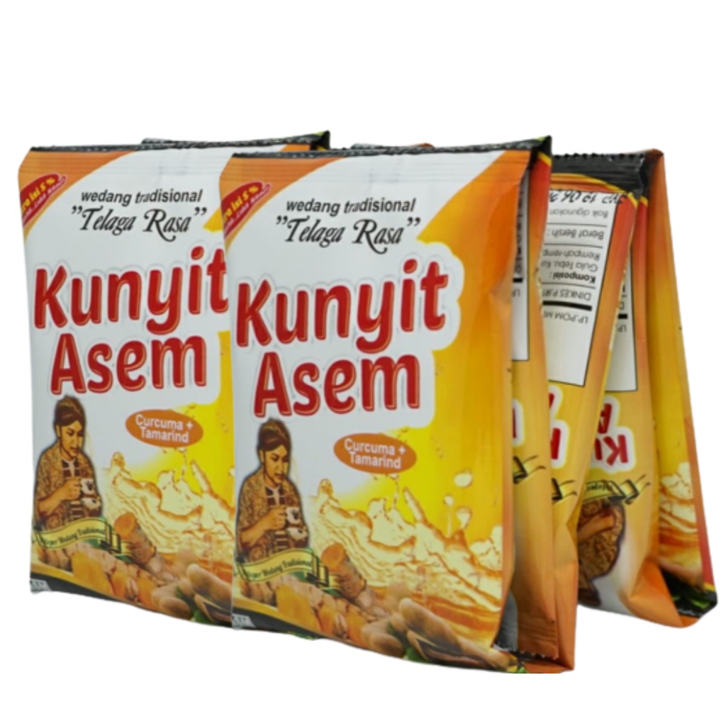 

Wedang Kunir Asem Bubuk Instan Siap Seduh Telaga Rasa 110 g Isi 5 Sachet