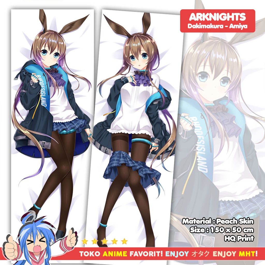 Sarung Bantal Anime Dakimakura Arknights : Amiya