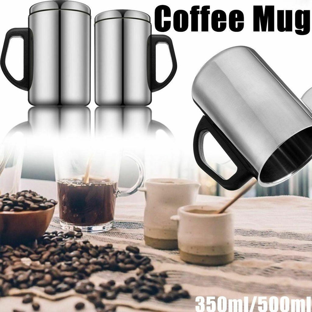 Preva Mug Cangkir Cangkir 304sekat Stainless Steel Perlengkapan Travel Botol Air