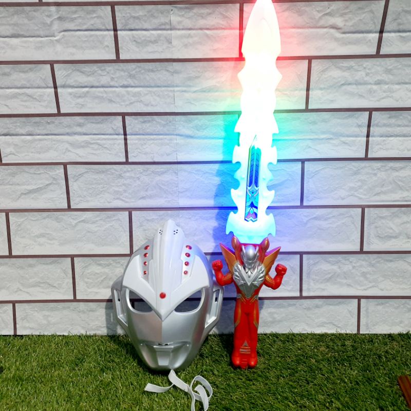 Mainan Set Topeng & Pedang ultramen - Paket Mainan pedang ultramen