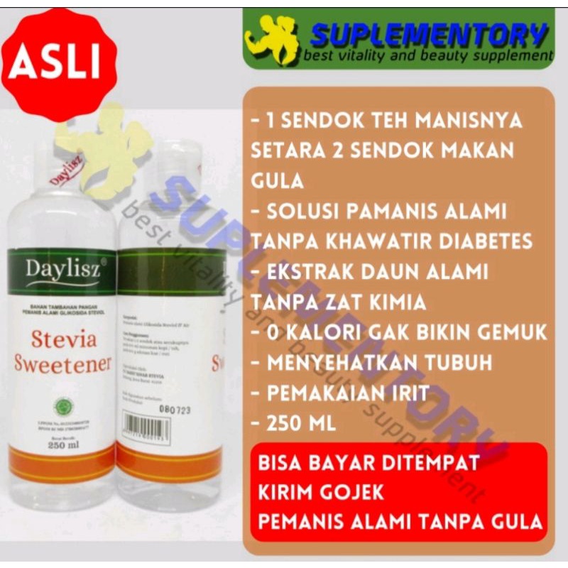 

Harga Promo Stevia Cair 250 ML Pemanis Alami / Gula Cair NoL KaLoRi