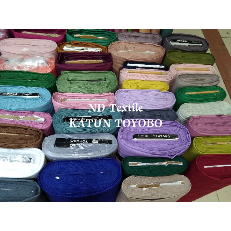 Bahan KATUN TOYOBO/Harga Per 1/2(0.5)mtr