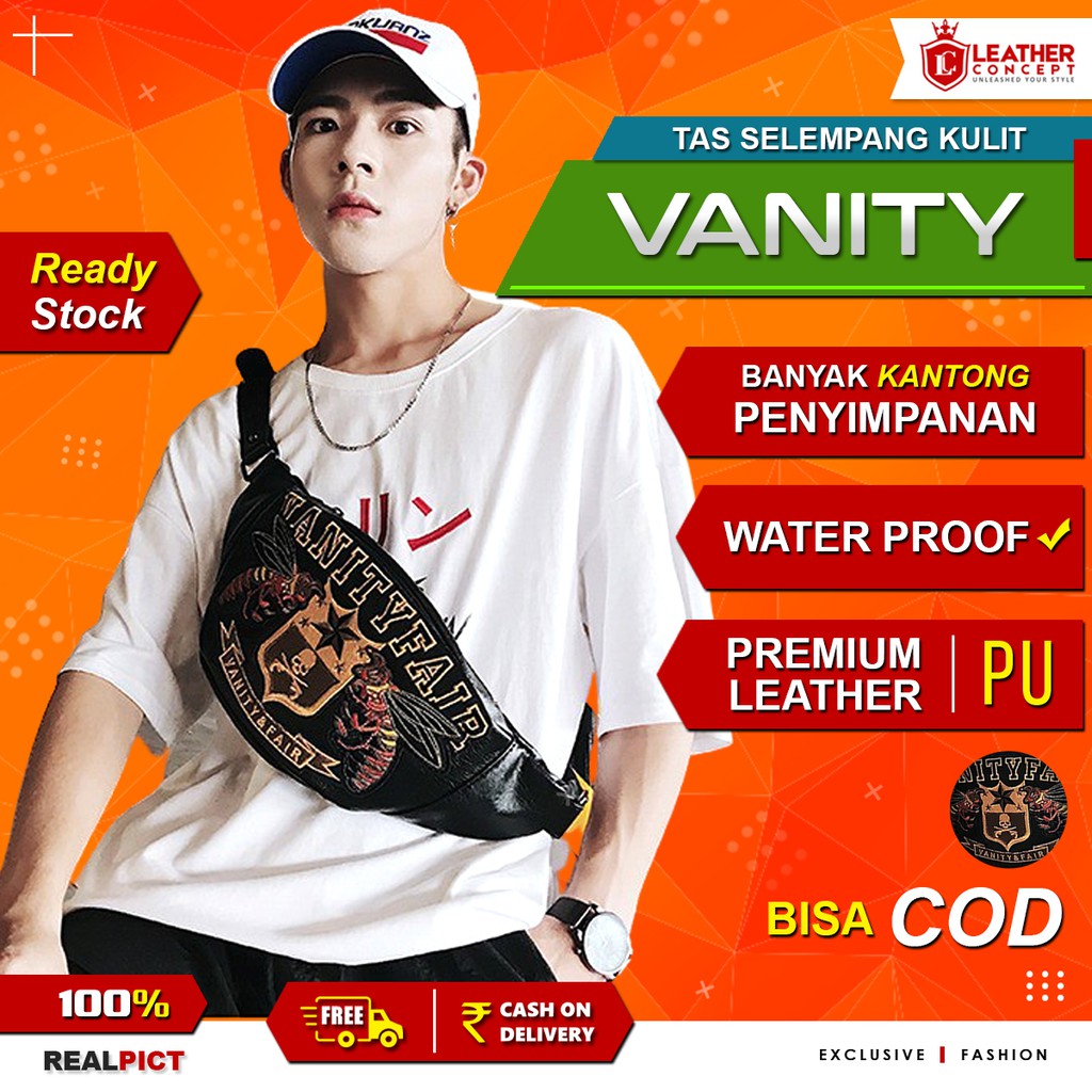 Waist Bag Tas Bahu Tas Selempang Pria VANITY