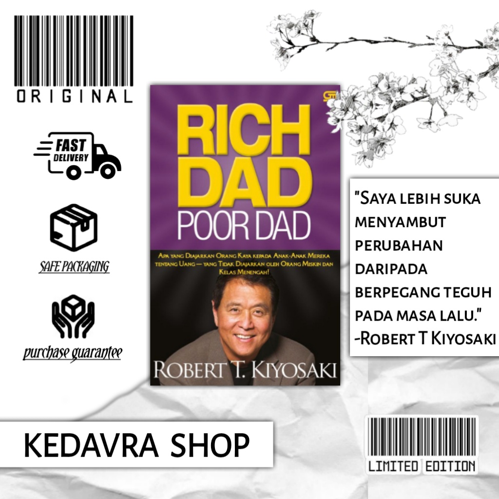 Jual Rich Dad Poor Dad Robert T Kiyosaki Shopee Indonesia