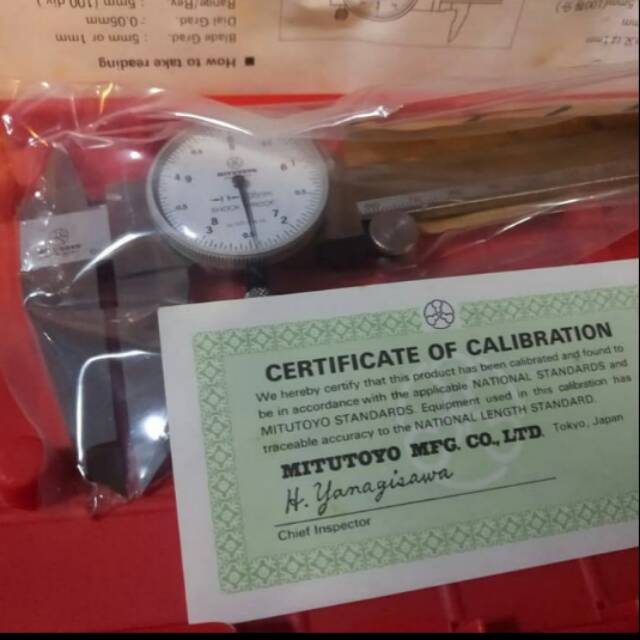 Dial Calipers 8" Mitutoyo D20 / Jangka Sorong / Sigmat Mitutoyo 200 mm